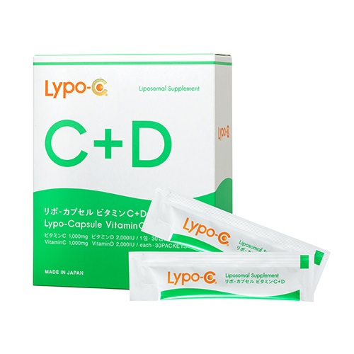 ＜先行予約＞【Lypo-C】Vitamin C+D 30包入