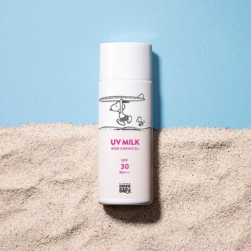 【MAMMABABY】SNOOPY ノンケミカルUVミルクSPF30/PA+++