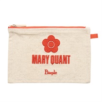 Biople】＜MARY QUANT×Biople＞フラットポーチ オレンジ ｜バッグ