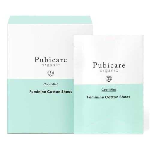 【Pubicare organic】フェミニンコットンシート クールミント 20枚