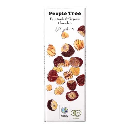 【People Tree】板チョコ・オーガニック　ヘーゼルナッツ0