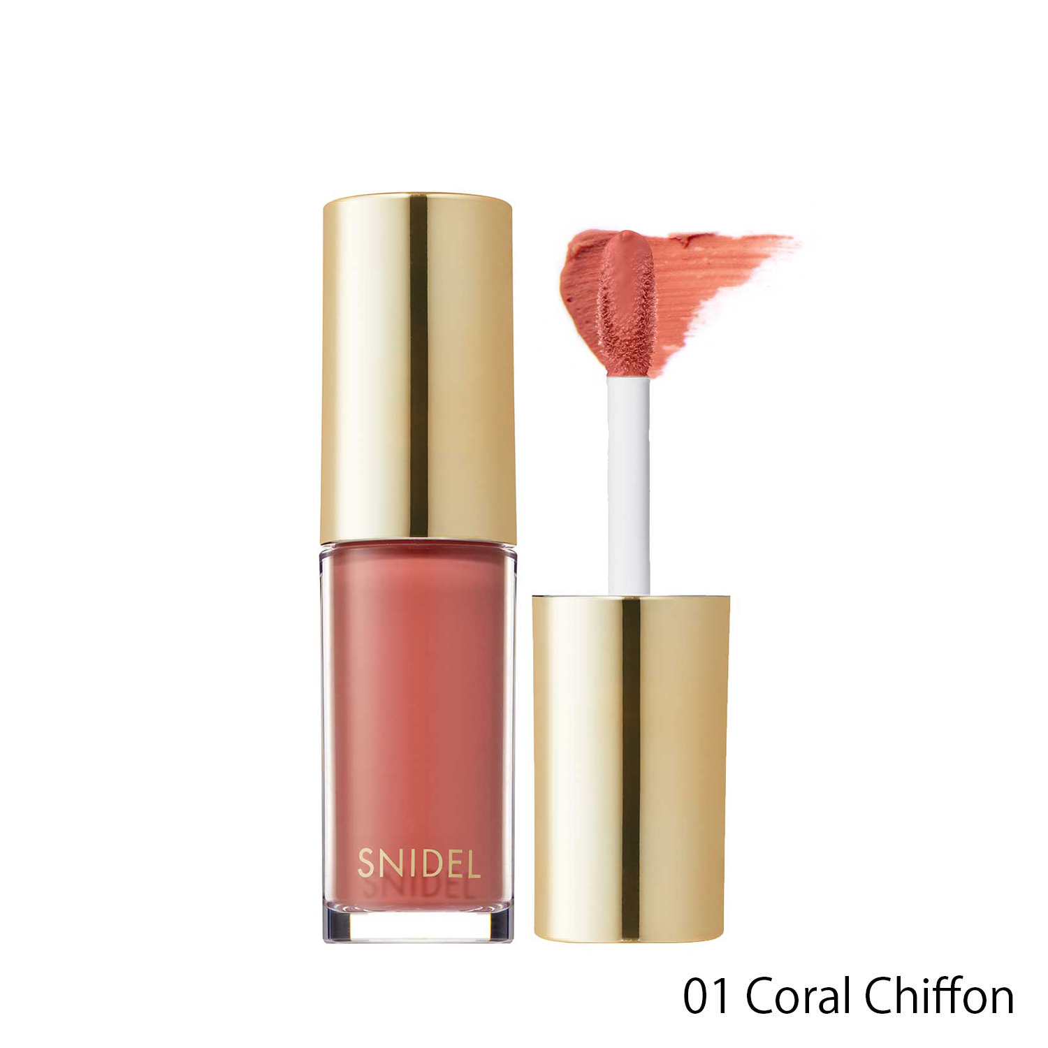 【SNIDEL BEAUTY】ピュア リップ スフレ＜全5色＞(01 Coral Chiffon)