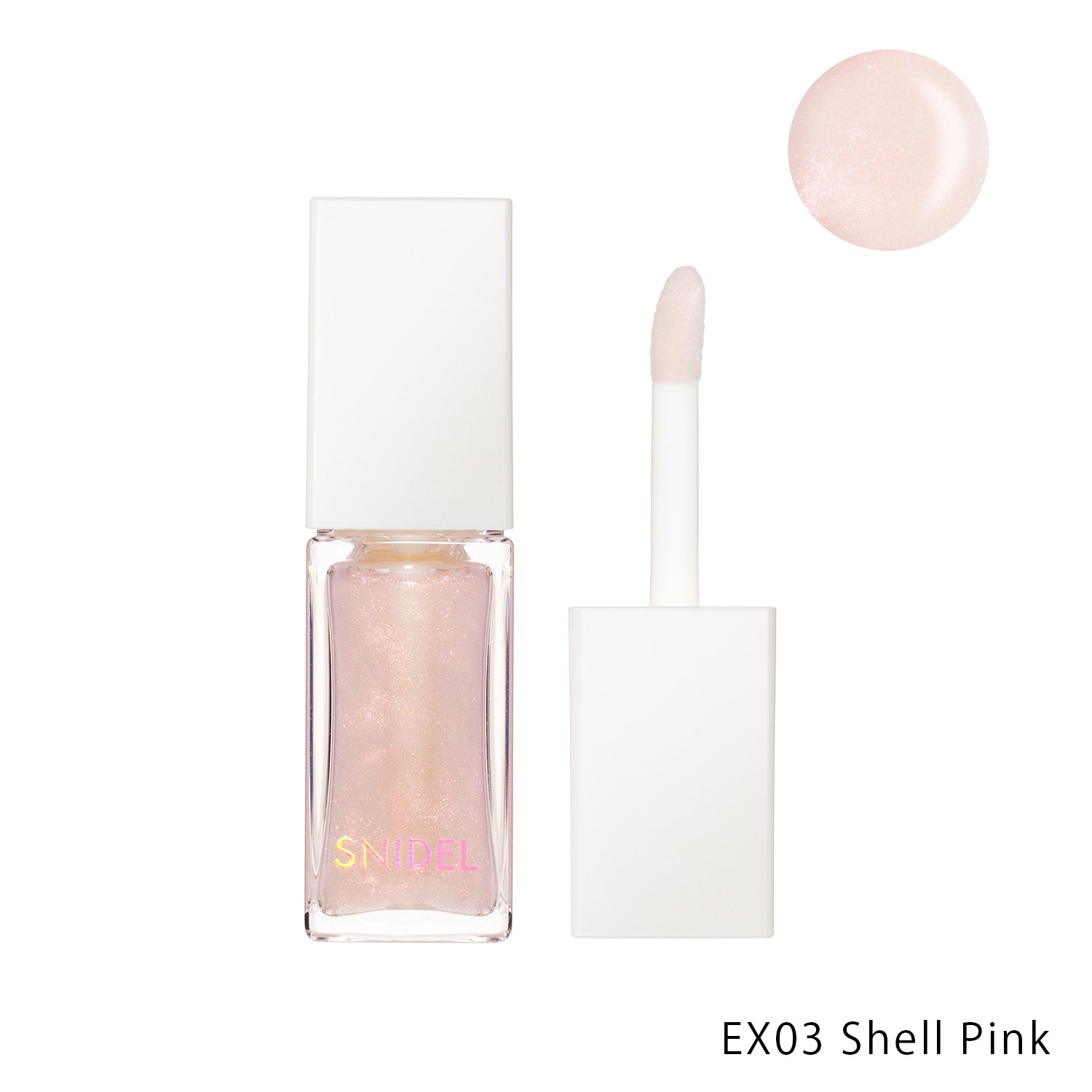 【SNIDEL BEAUTY】ピュア リップ シマー オイル＜限定品全3種＞(EX03 Shell Pink)