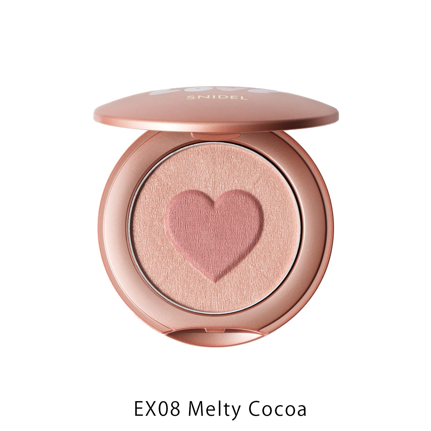 【SNIDEL BEAUTY】ブラッシング ハート＜限定品全2種＞ ＜2025 Valentine Collection＞(EX08 Melty Cocoa)