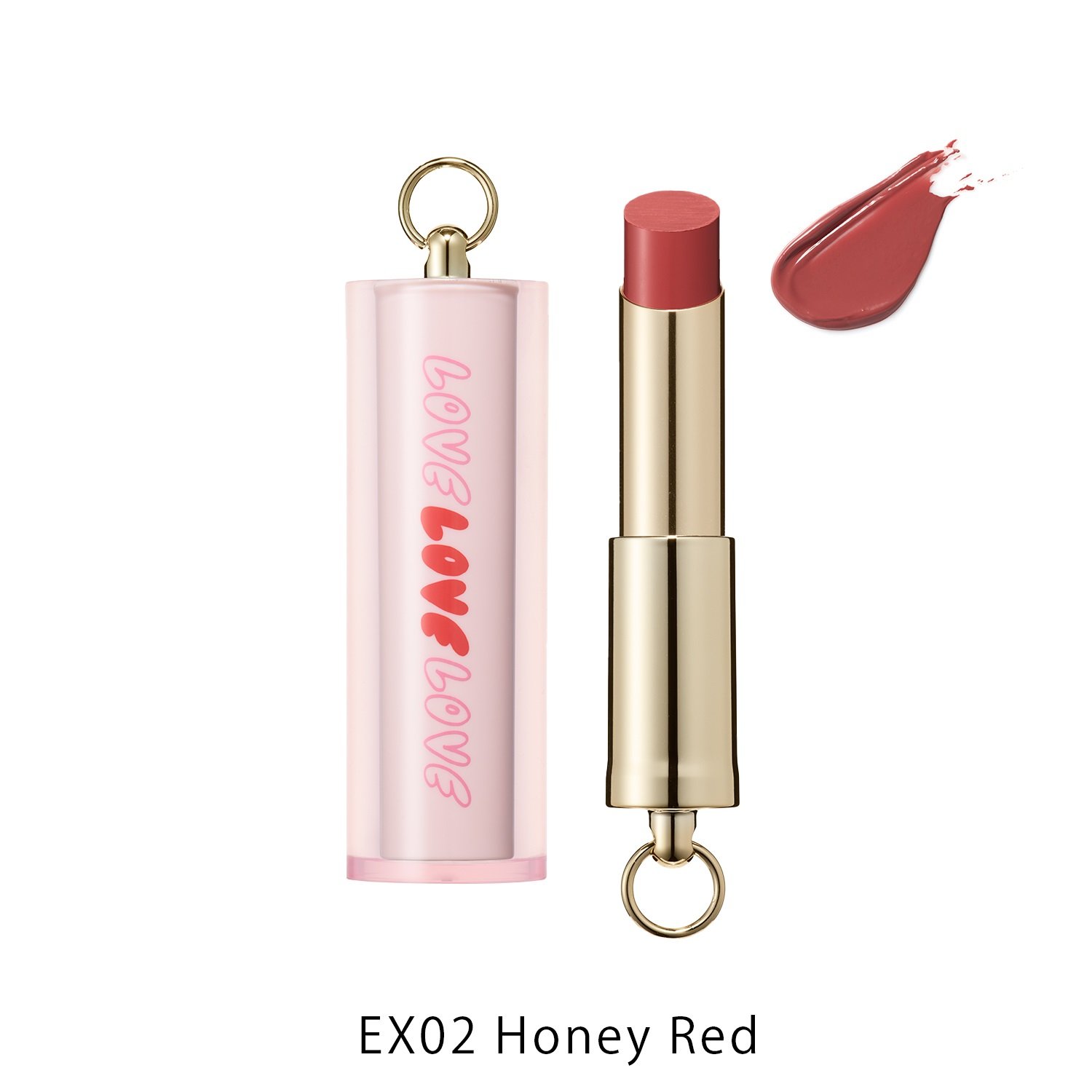 【SNIDEL BEAUTY】ルージュ クチュール＜限定品全2色＞ ＜2025 Valentine Collection＞(EX02 Honey Red)