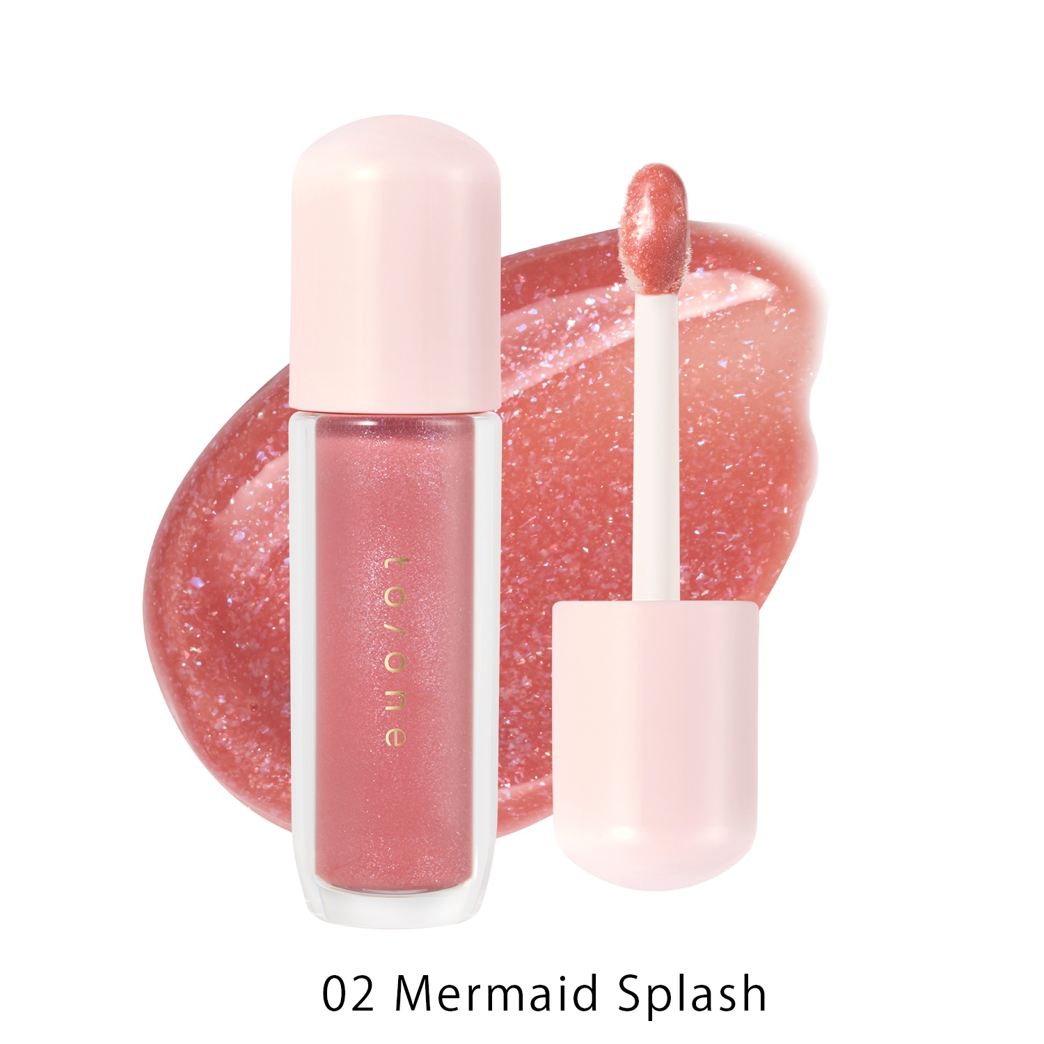 【to/one】ペタル ブルーミング グロス C［01～03］＜2026 Summer Collection＞(02 Mermaid Splash)