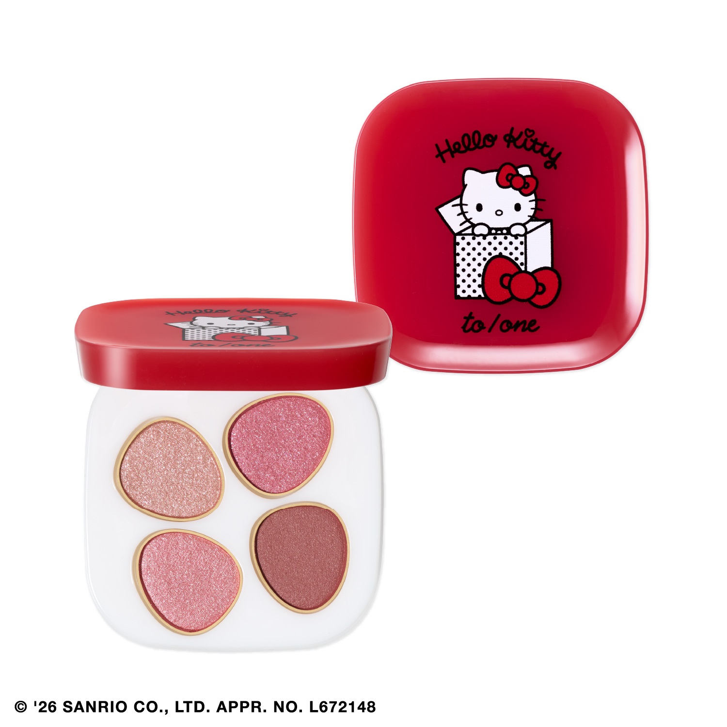 先行予約＞【to/one】＜Hello Kitty＞ペタル フロート アイパレット