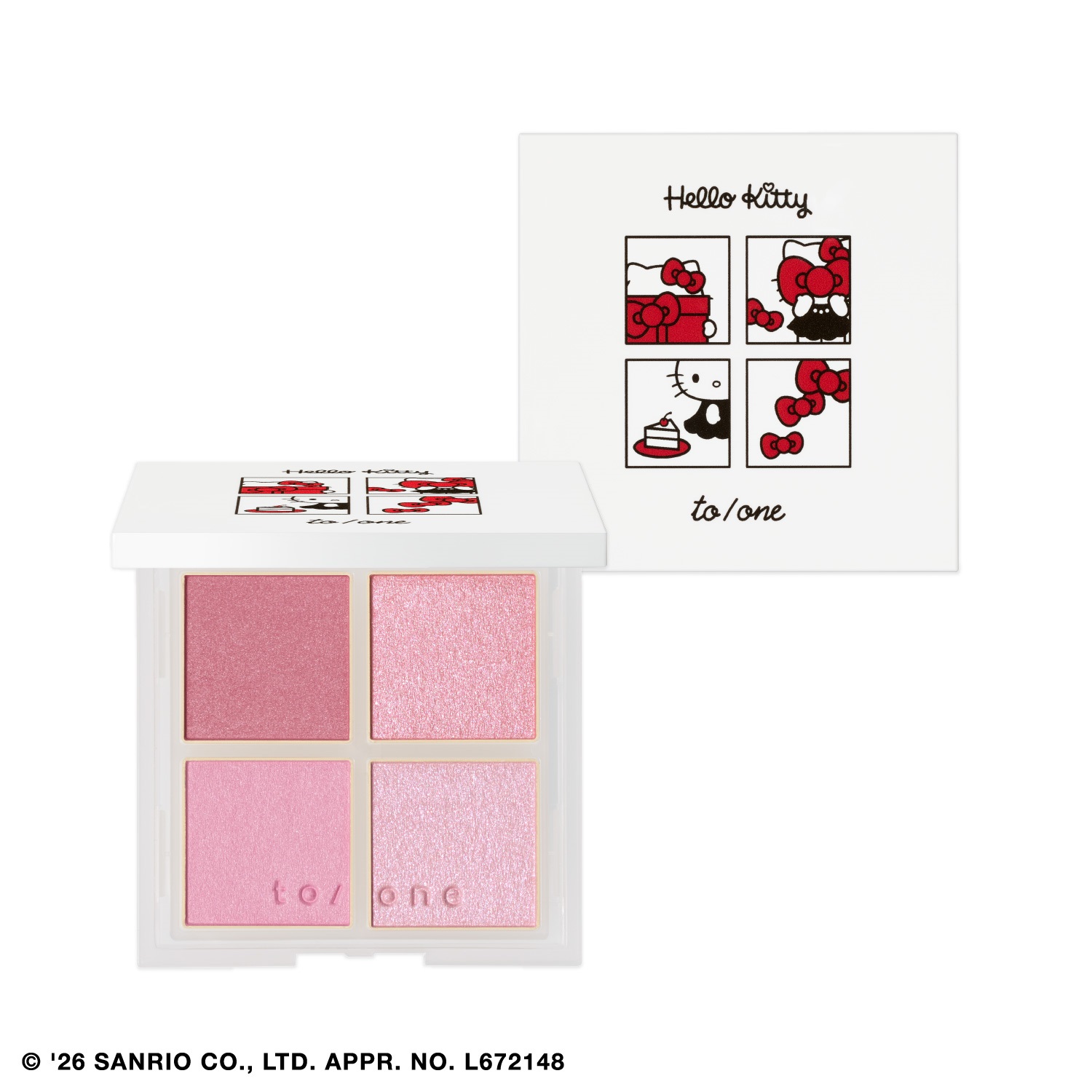 ＜先行予約＞【to/one】 ＜Hello Kitty＞レイヤード ペタル パレット［EX05,EX06］(EX06 Dress Me Up-（11月上旬発送予定）)