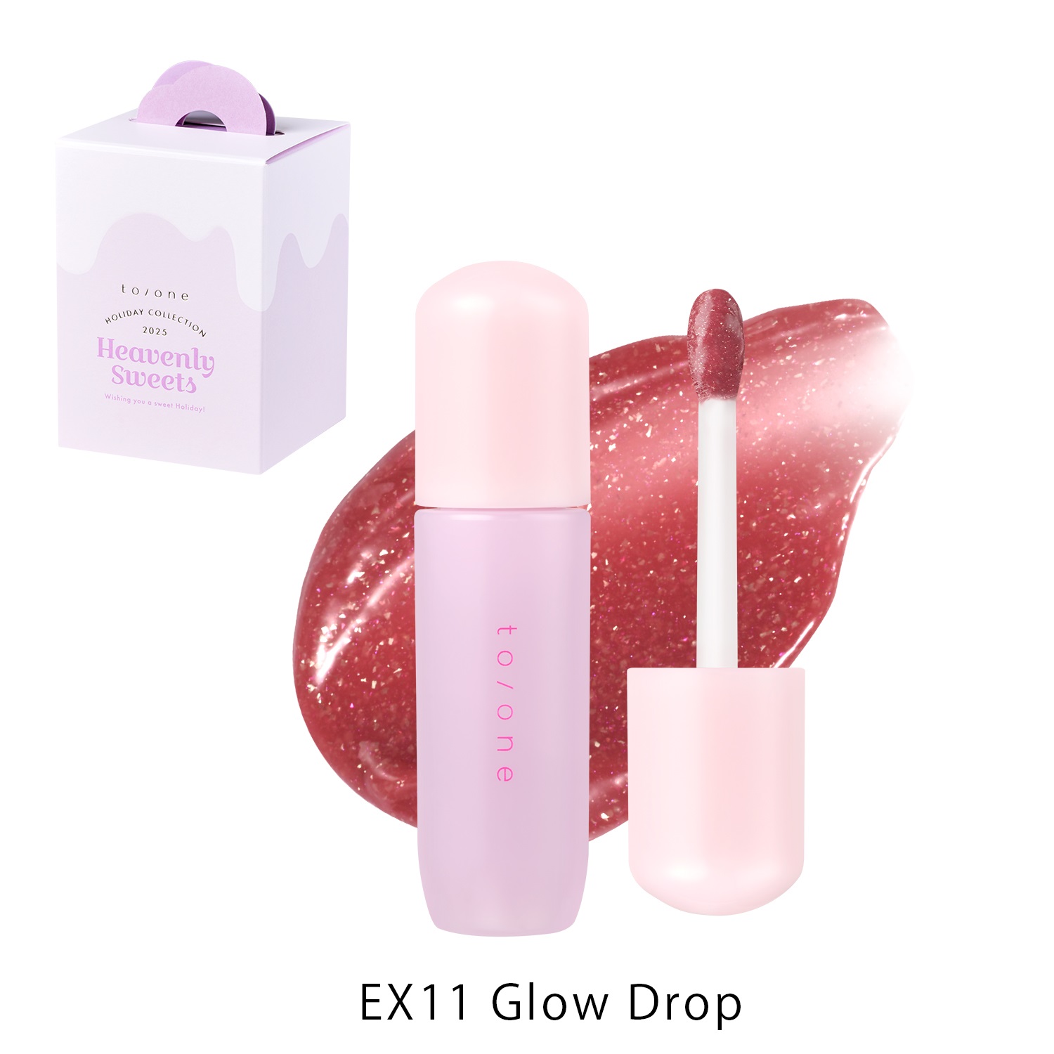 【to/one】ペタル ブルーミング グロス［EX10,EX11］＜Holiday Collection＞(EX11 Glow Drop)
