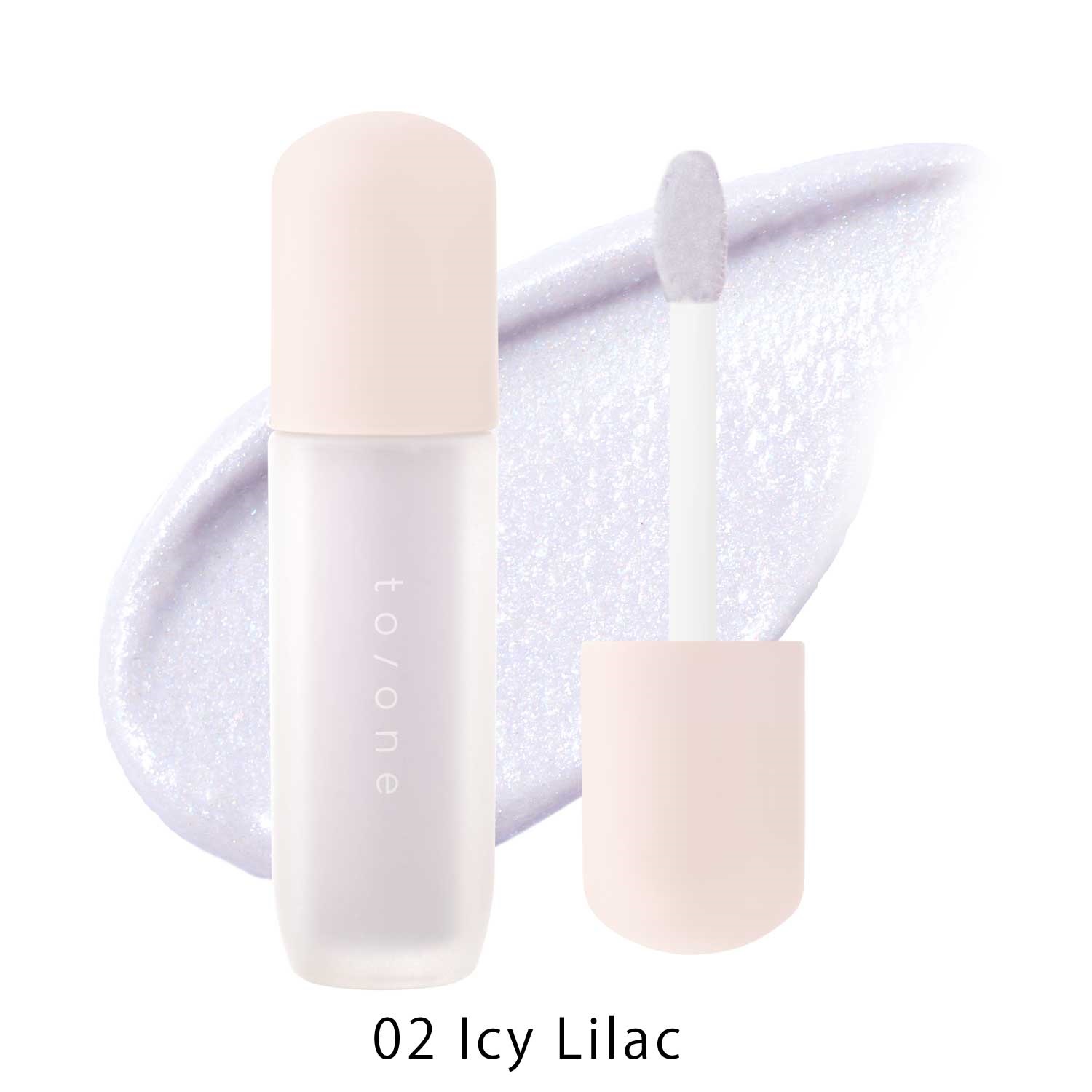【to/one】ルミナス グロウ リキッド［01～03］(02 Icy Lilac)