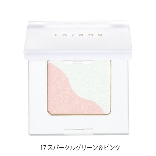 【to/one】ペタル アイシャドウ＜全19色＞(17:スパークルグリーン＆ピンク  -17:Sparkle )