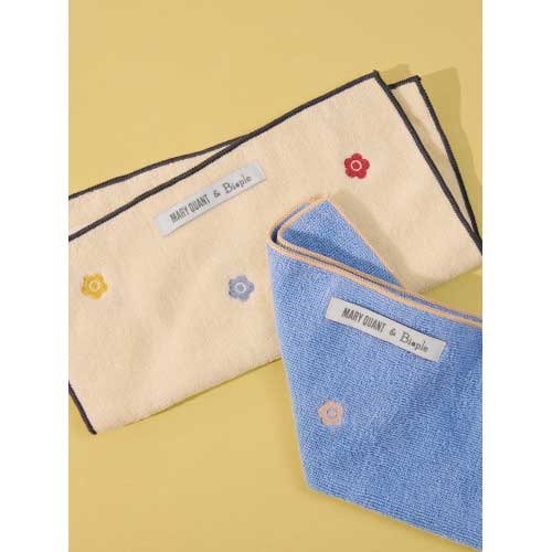 Biople】＜MARY QUANT×Biople＞タオルハンカチ アイボリー ｜雑貨