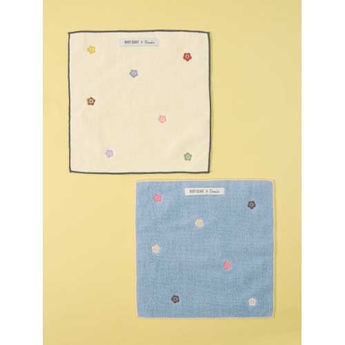 Biople】＜MARY QUANT×Biople＞タオルハンカチ ブルー ｜雑貨その他