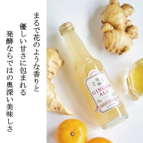 生姜百景】発酵ジンジャーエール Sweet HONEY ｜炭酸飲料｜MASH GO
