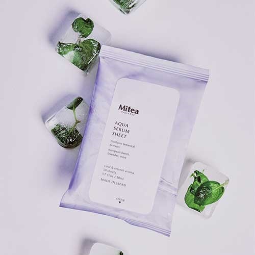 Mitea ORGANIC】アクアセラムシート（北極美肌シート） ｜パック