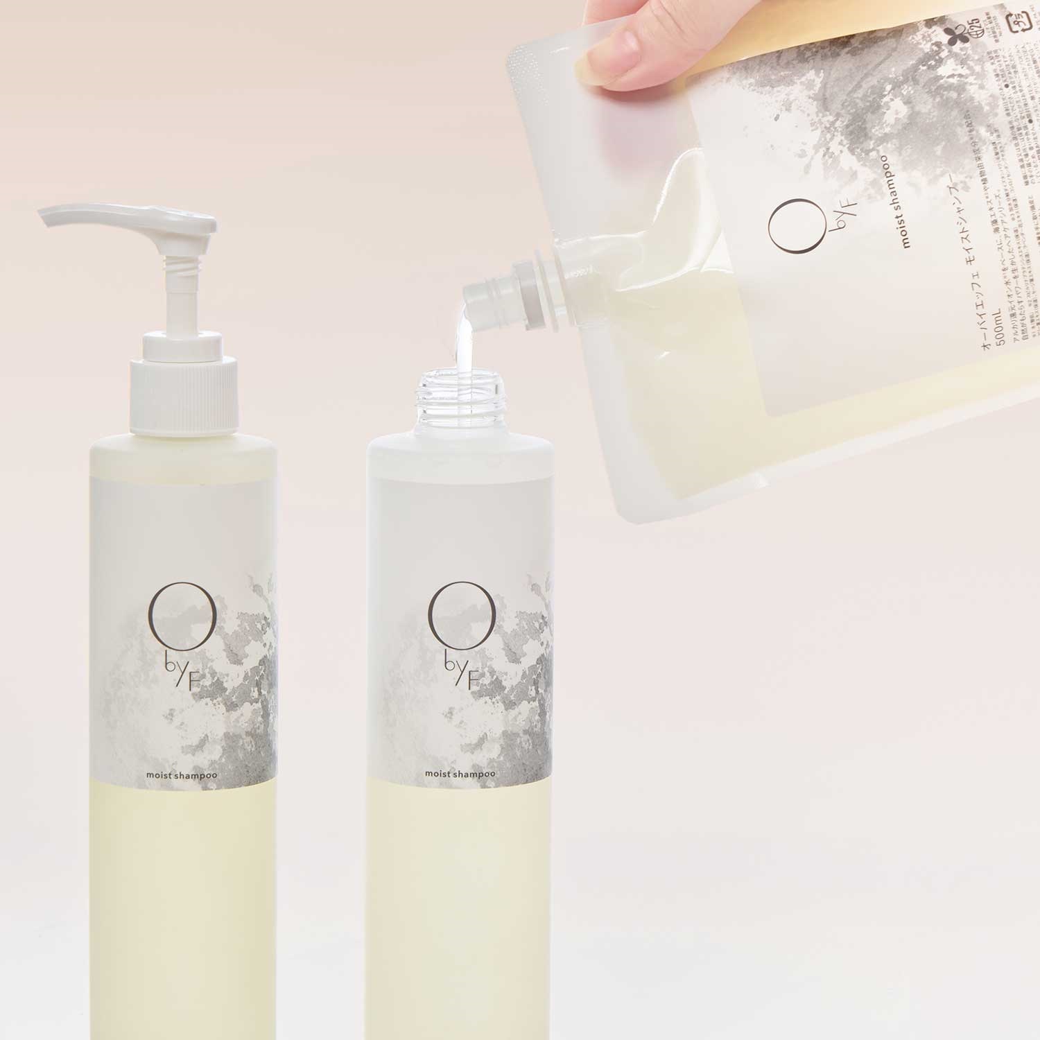 O by F】モイストシャンプー 詰め替え500mL ｜シャンプー｜MASH GO