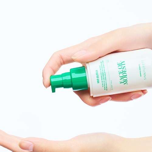 SINN PURETE】ヘア オイルミルク/フェイス・オブ・モデスティ ｜アウト